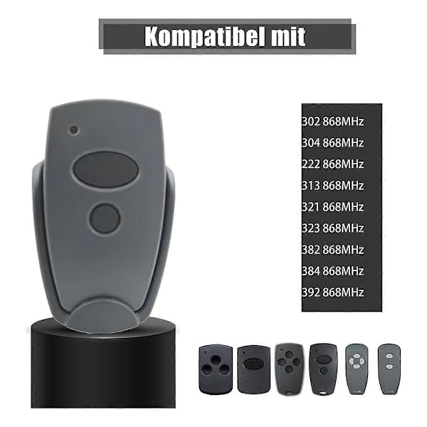 3 st Garageportsändare 868,3 MHz för D302-868