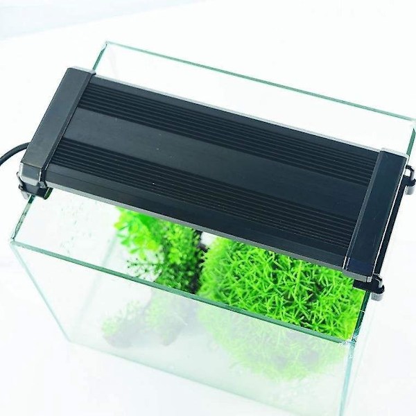 12W Fuld Spektrum LED Akvariebelysning med Timer og Justerbare Beslag til 40-55cm Fisktanke