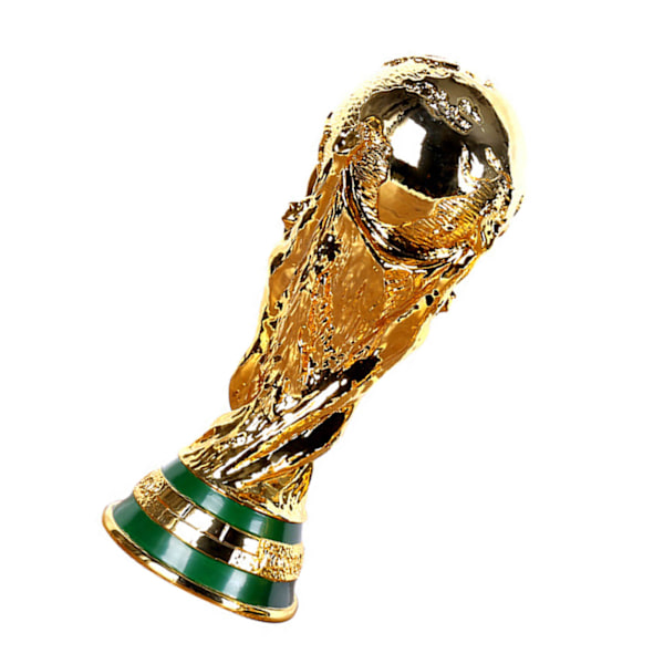 Världscuptrofé Finely Carved Sparkling Durable ABS Hög simulering Världscup Replica för hem bil kontor 14,6 tum hög
