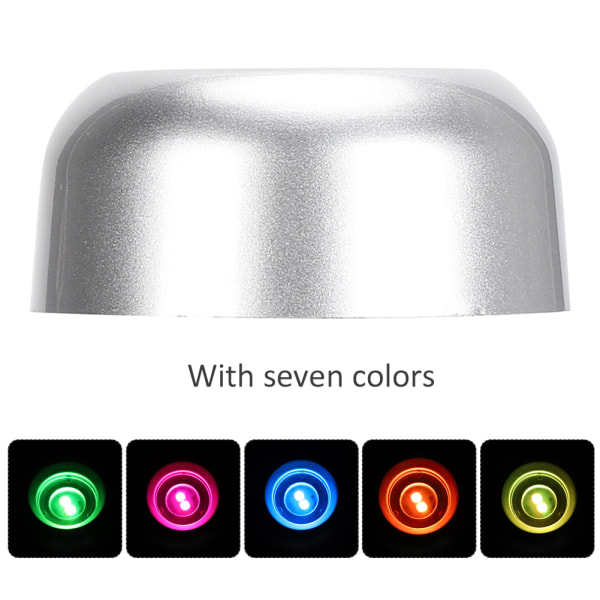 LED lys Base Silver Elf Farverig Lampe Lysende Holder Krystalkugle Display Stand
