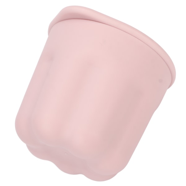 Meikkiharjat puhdistusrasia Pehmeä silikoni Nail Art Harjat pesutyökalu kuivaustelineellä vaaleanpunainen