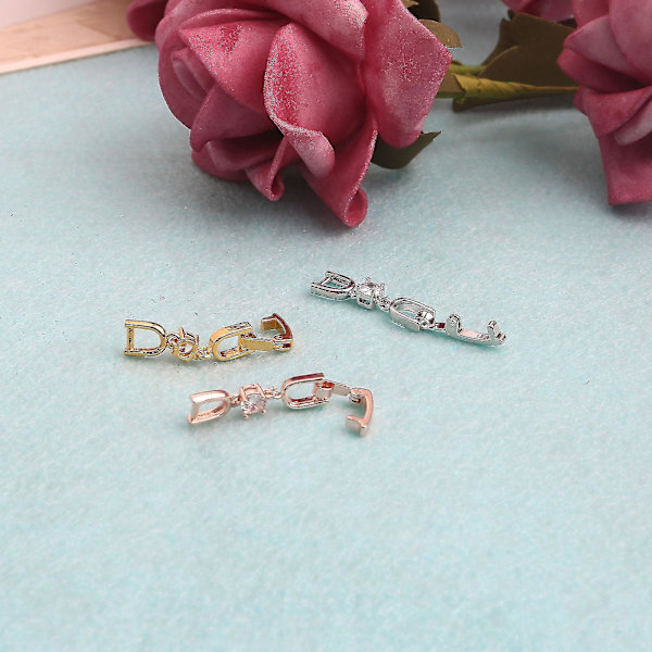 Armband Halsband Förlängare Set - 5 Stycken, 3 Silver Färger