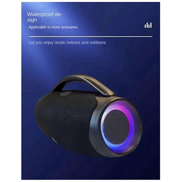 RGB Färgljus Trådlös Subwoofer 360 Stereo Surround TWS Högtalare