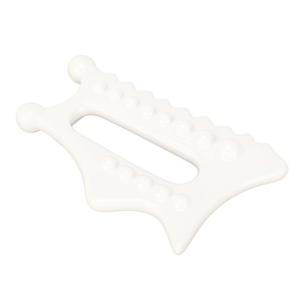 Ansiktsbehandling Gua Sha Tool Män Kvinnor Keramik Lymfdränage Triggerpunkt Skrapande Massage Verktyg för Armar Ben