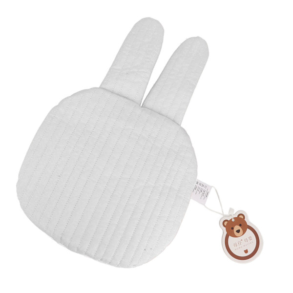 Baby Sovkudde Bomull Kanin Form Andningsbar Mjuk Bärbar Cartoon Spädbarn Amningskudde 39cm
