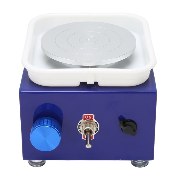 Mini-keramikhjul Aftageligt bassin Stabil Rustfast elektrisk lerfremstillingsmaskine til børn 100-240V EU-stik