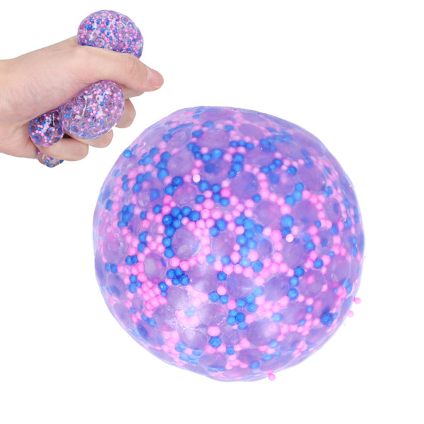Stressboll för Avkoppling och Stressreducering - Decompressionboll för Barn över 3 År - Lila