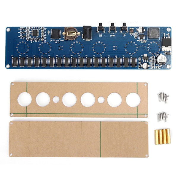 STM8S005 DC-ohjaus 12V 1A elektroninen IN14 Nixie-putki LED-piirilevy PCBA RGB-siru USBDC-liitin