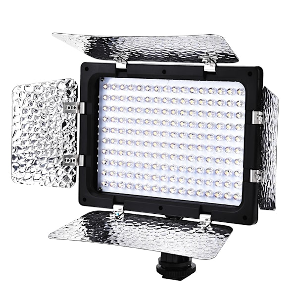 LED-videoljuspanel för DSLR-kamera och videokamera - W160, 6000K