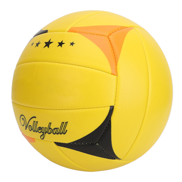 Klassisk volleyboll i storlek 5, mjuk och bekväm PVC-gummifoder, slagtålig inomhusvolleyboll för träning och strandspel