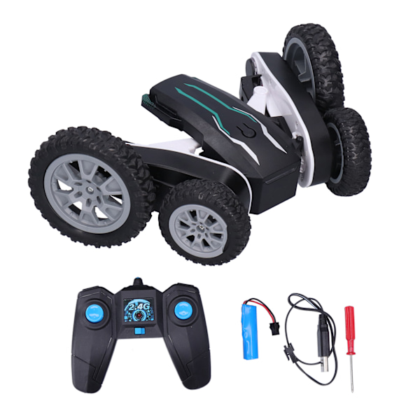 2.4GHZ Sunt RC -auto 360 asteen pyörähdys Kauko-ohjattava autolelu lapsille ja taaperoille Musta