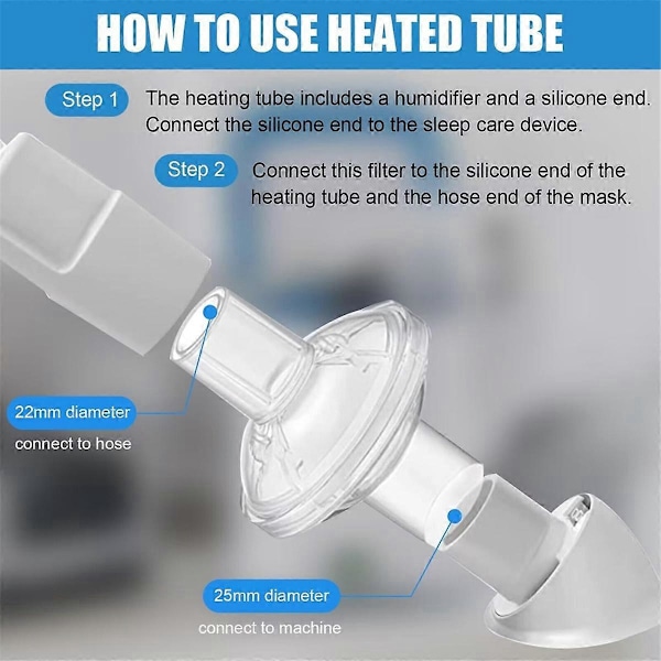 10 kpl Universal CPAP-suodattimia CPAP-laitteisiin, CPAP-tarvikkeet