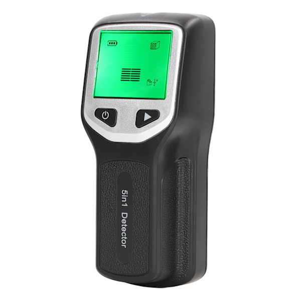 Stud Finder Wall Scanner Sensor 5 i 1 detektor HD LCD-skärm för trä AC Wire Center Edge Silver