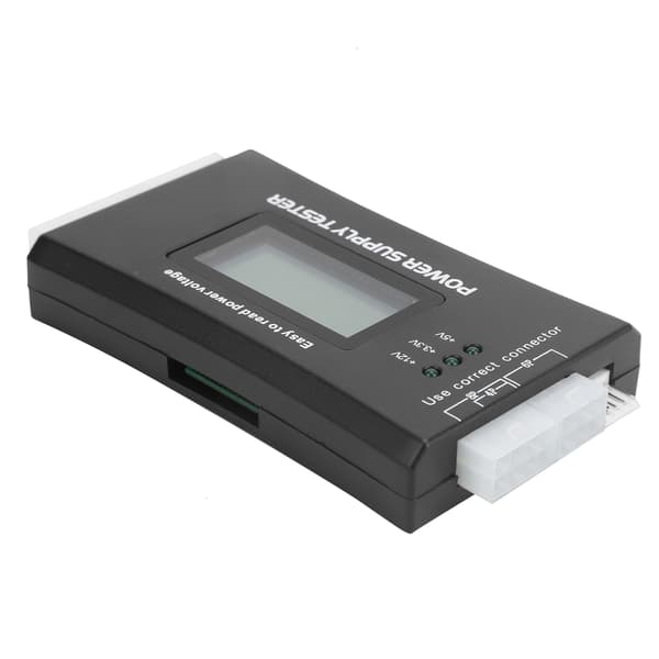 PC strømforsyningstester 20/24Pin med LCD-display spænding PG-værdi til ATX BTX ITX