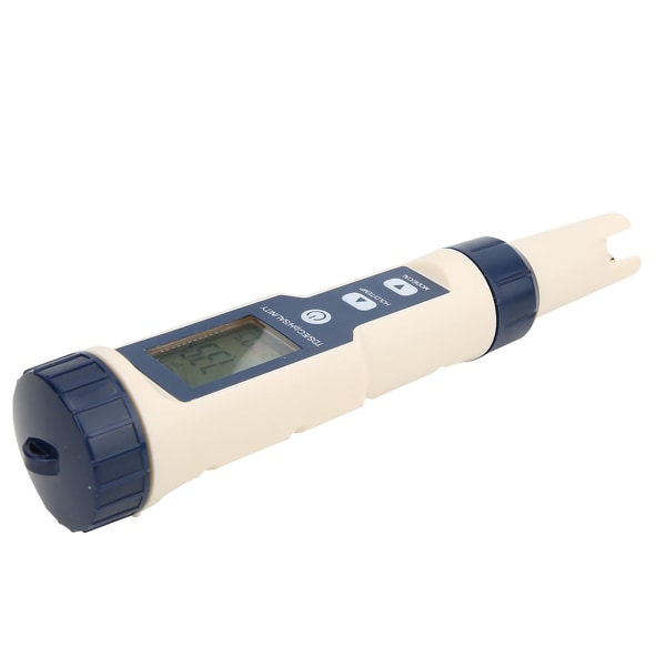 EZ-9909 5-i-1 funktionsmätare för vattenkvalitetstestning PH salthalt TDS EC-testare med bakgrundsbelysning