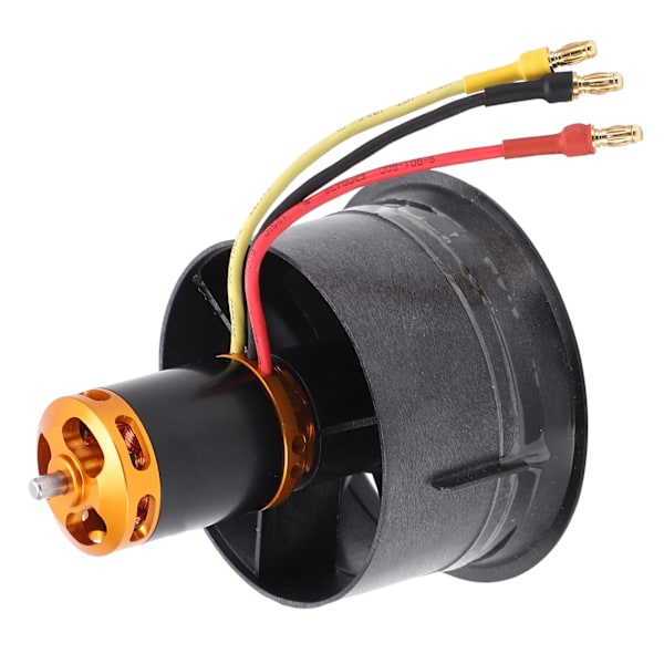 QXMotor 64mm EDF-sett 28222400KV børsteløs motor med 12 blader kanalvifte for RC-fly