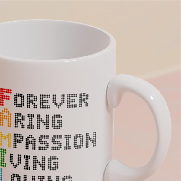 Kaffe Krus Keramisk Bred Mund HD Transfer Tryk Engelsk Mønster Te Krus til Kaffe Te Varm Chokolade CCP304