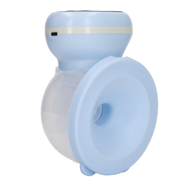 Bärbar bröstpump handsfree tyst automatisk intelligent osynlig engelsk version elektrisk bröstpump blå