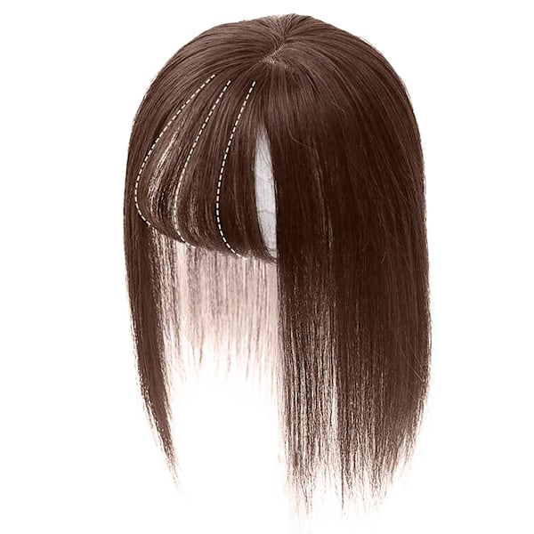 Hiustäytteet Silk Base Crown Topper Ihmishiukset Klipsit Topperit Top Hiustukkeet Naisille Ohentuva Hiusten Peite