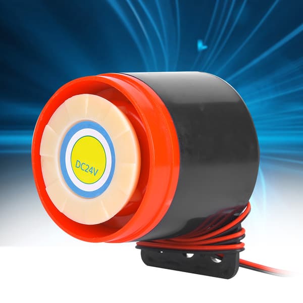 DC 24V 110dB Aktiv Buzzer Alarm Beeper med ledning til DIY elektronik