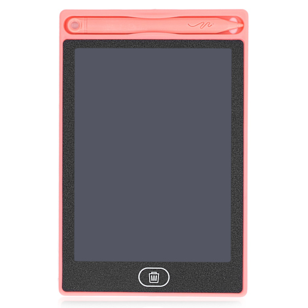 6,5 tommers LCD-skrivetavle, tidlig utdanning, doodle-tavle, tegnetavle for barn over 3 år (rosa)