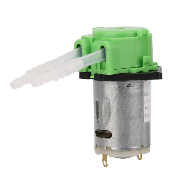 12V 3*5 doseringspumpe DIY peristaltisk rørhoved til akvarielaboratorium kemisk analyse (grøn)