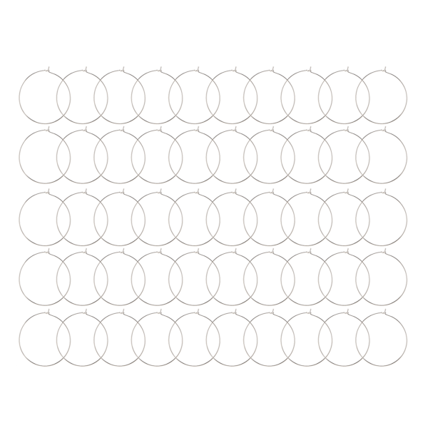 50 st hypoallergena örhängen i rostfritt stål, lätta örhängen, tillbehör för smyckestillverkning, hantverk, konst, gör-det-själv