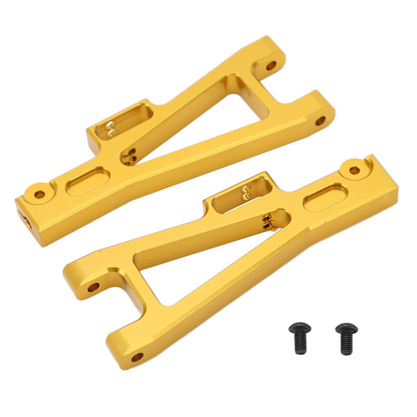 2 st främre och bakre nedre svingarmar i aluminiumlegering Nedre upphängningsarm för JLB 1/10 bilserie Guld