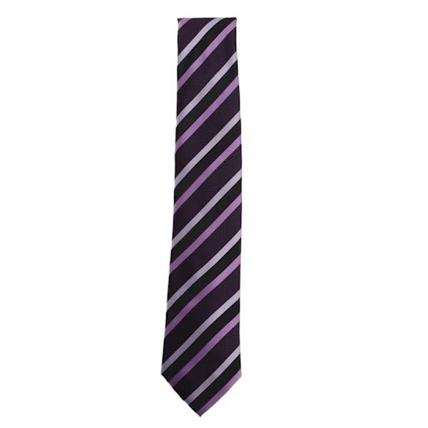 Herre slips med stribet design i polyester silke til forretnings- og fritidsstil, længde 146 cm, bredde 8 cm, slips til bryllupper og møder TT-05