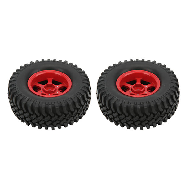 2 st/set 100 mm 1,9 tum gummiband för SCX10 1/10 fjärrkontrollbil uppgraderingsdelar röd