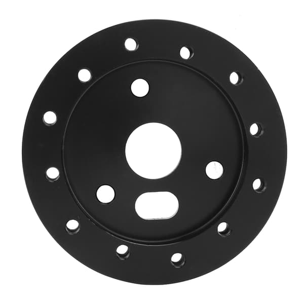 Universal rat til Grant 3-hullers 0,5 tommer navafstandsstykke til 6-hullers adapter (sort)