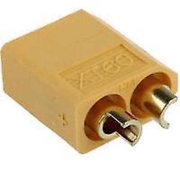 Högkvalitativa 10 par XT60 hona/hane kulkontakter för RC-batteri