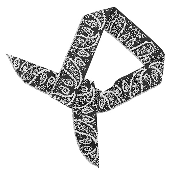 MultiPurpose Ice Cool Scarf Snabbkylning Headscarf Iskall Scarf för utomhusaktiviteter (svart)