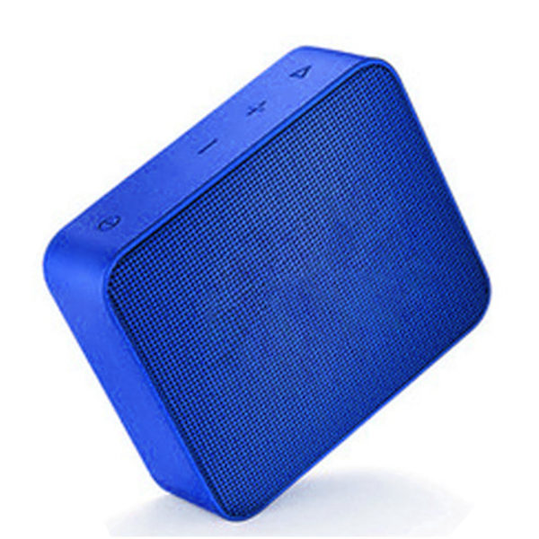 Trådløs Bluetooth-høyttaler HiFi Stereo Bass Multifunksjonell Mini Bærbar Trådløs Høyttaler for Utendørs Reise Hjem Blå