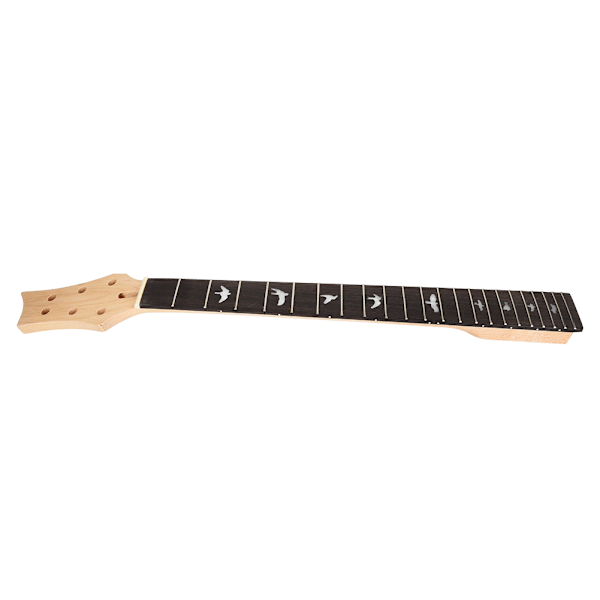 Gitarrhals 22 bandstavar massivt trä svartträ greppbräda för elektrisk gitarr musikinstrument tillbehör GS55