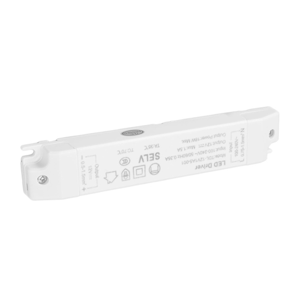 18W LED Transformator Driver DC12V 1.5A ABS Multi Beskyttelse LED Strømforsyning til Hjem AC100-240V