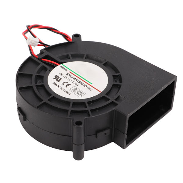 12V puhallin DC12V 2.85A 5400RPM harjaton kestävä PBT lasikuitukupari jäähdytyspuhallin reitittimen moottorilaitteeseen
