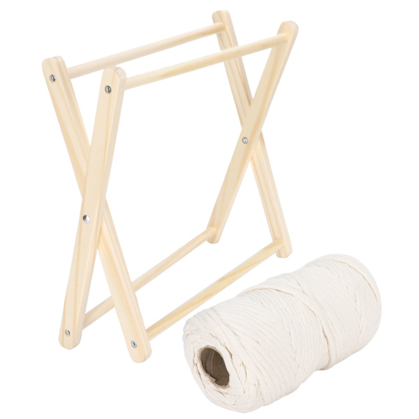 Boho-lehtiteline DIY -seisova pidike Kirjan säilytyskori Koti sisustus S 6mmx100 metriä köysi