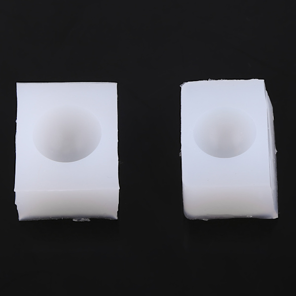 5 st/ set Kreativ gör-det - själv halvrunda cabochon form för smycketillverkning av epoxiharts