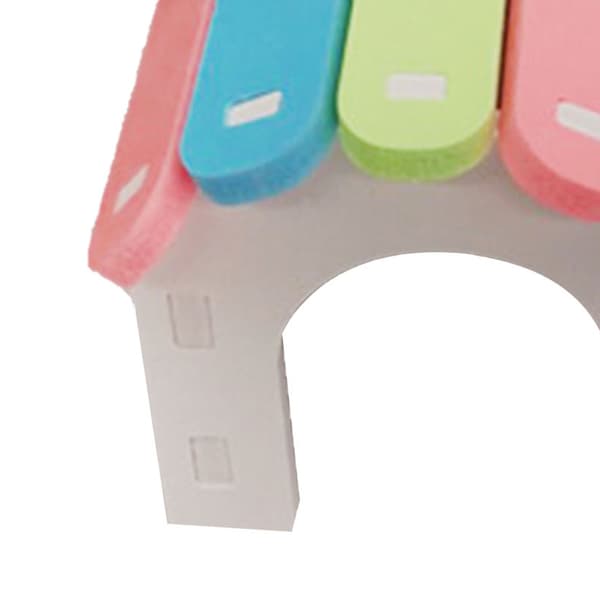 Hamsterhus Gjemmested Solid Fargerikt Lite Dyrehus for Hamster Mus Små Pelsdyr Lite Hus Regnbuehus