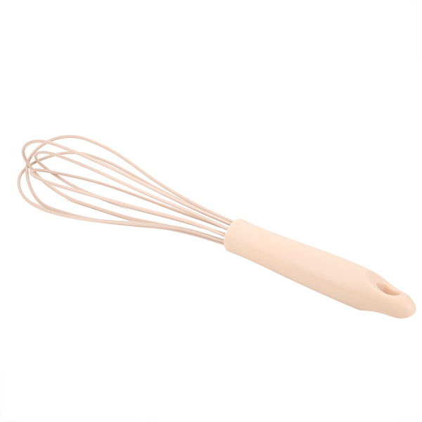Mini silikone manuel æggepisker omrører skummer mixer blender køkkenredskaber pink