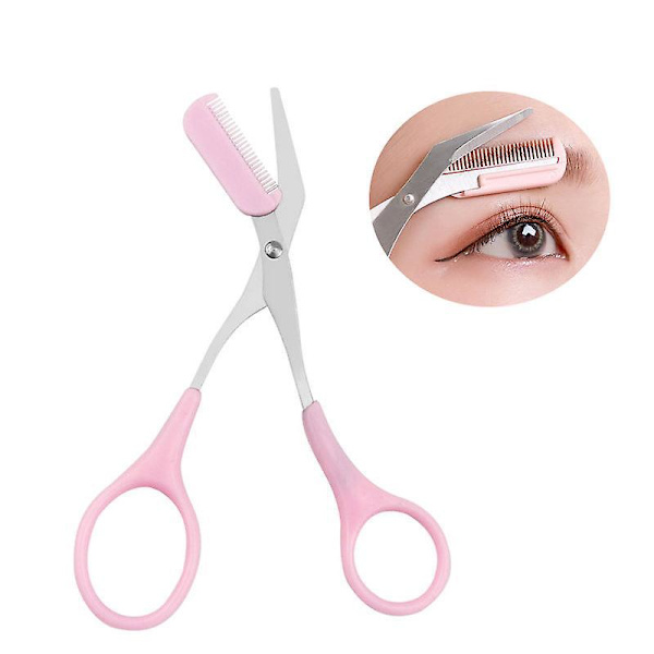 Alt-i-én Eyebrow Trimmer Sæt - 6 Pak Razorer, Saks, Kam til Kvinder og Mænd