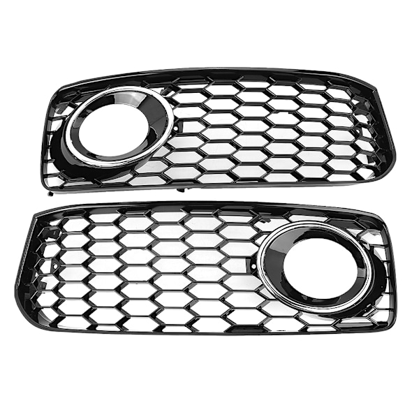 2 kpl auto sumuvalo grilles korvaaminen sähköpinnoitettu aukko sopii Audi A5 S5 08-12
