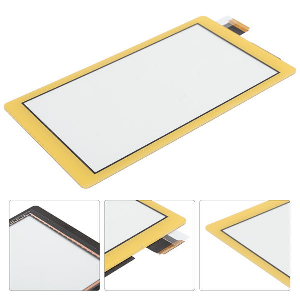 Touch Panel Ersättning Skärm Glas Kompatibel för Switch Lite Konsol Reparationsdelar Gul