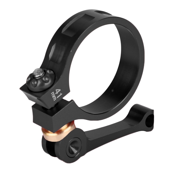 CNC aluminiumlegering Quick Release Cykelsits Rör Clip Cykel Sadelstolps Clamp (svart)