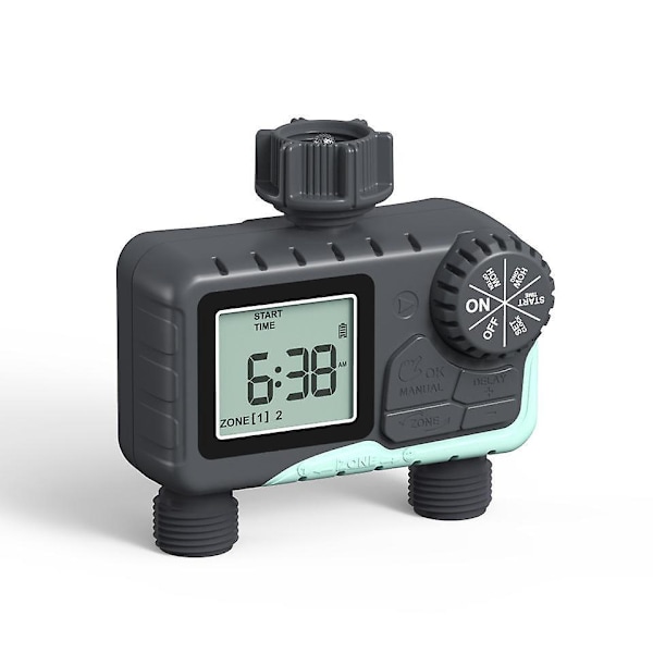 Kompakt Automatisk Digital Sprinkler Timer til Havevandingslange, Udendørs Hane, Drypbevanding og Græsplæne Vandingsystem