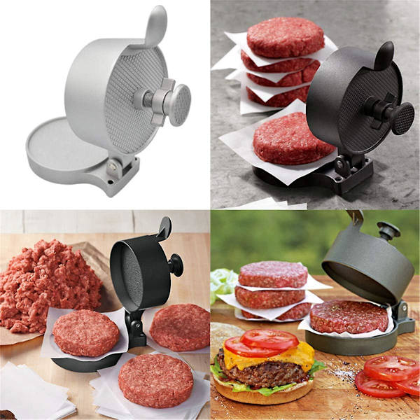 Non-stick Burger Press Kit - Perfekt for BBQ-grilling og kjøttboller