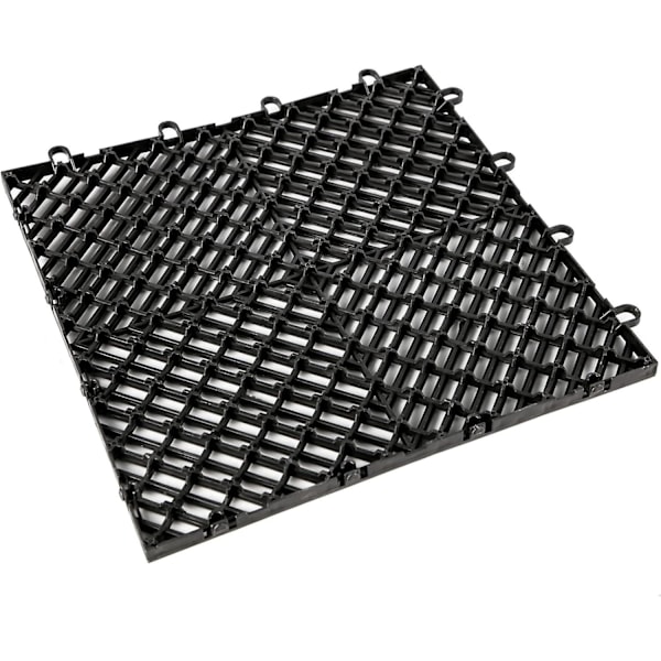 40x40x1,8cm Sammanlåsande Uteplatsplattor 1 ST Utomhus Plast Polypropylen Plattor Marksten Sammanlåsande Golv för Pooler Dusch Badrum Däck G