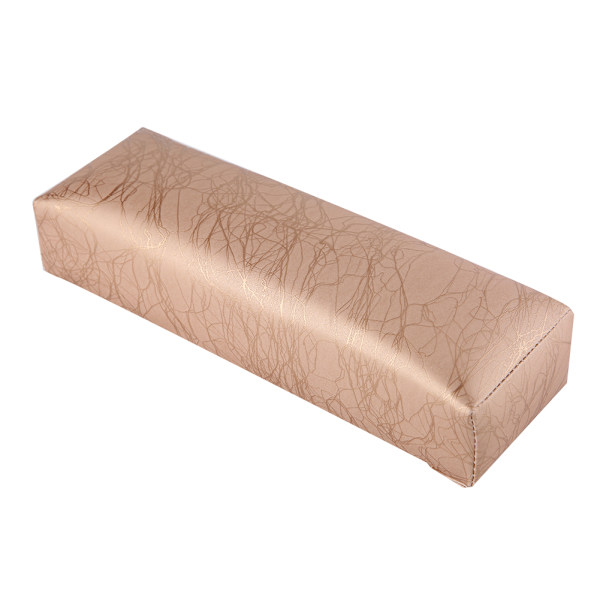 Stribet Høj Kvalitet Læder Neglekunst Pude Manicure Blød Svampe Hånd Hvil Rest Cusion Holder 01#