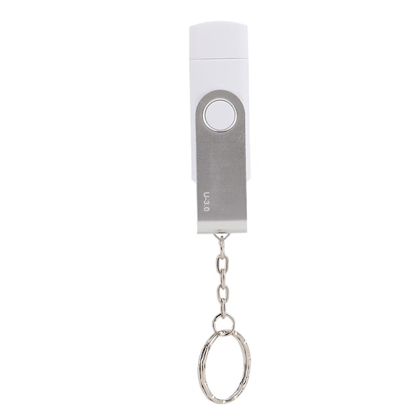 USB3.0 Rotating OTG Function U Disk High Speed Flash Drive(White 32G)